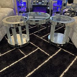 Coffee Table And End Tables Set