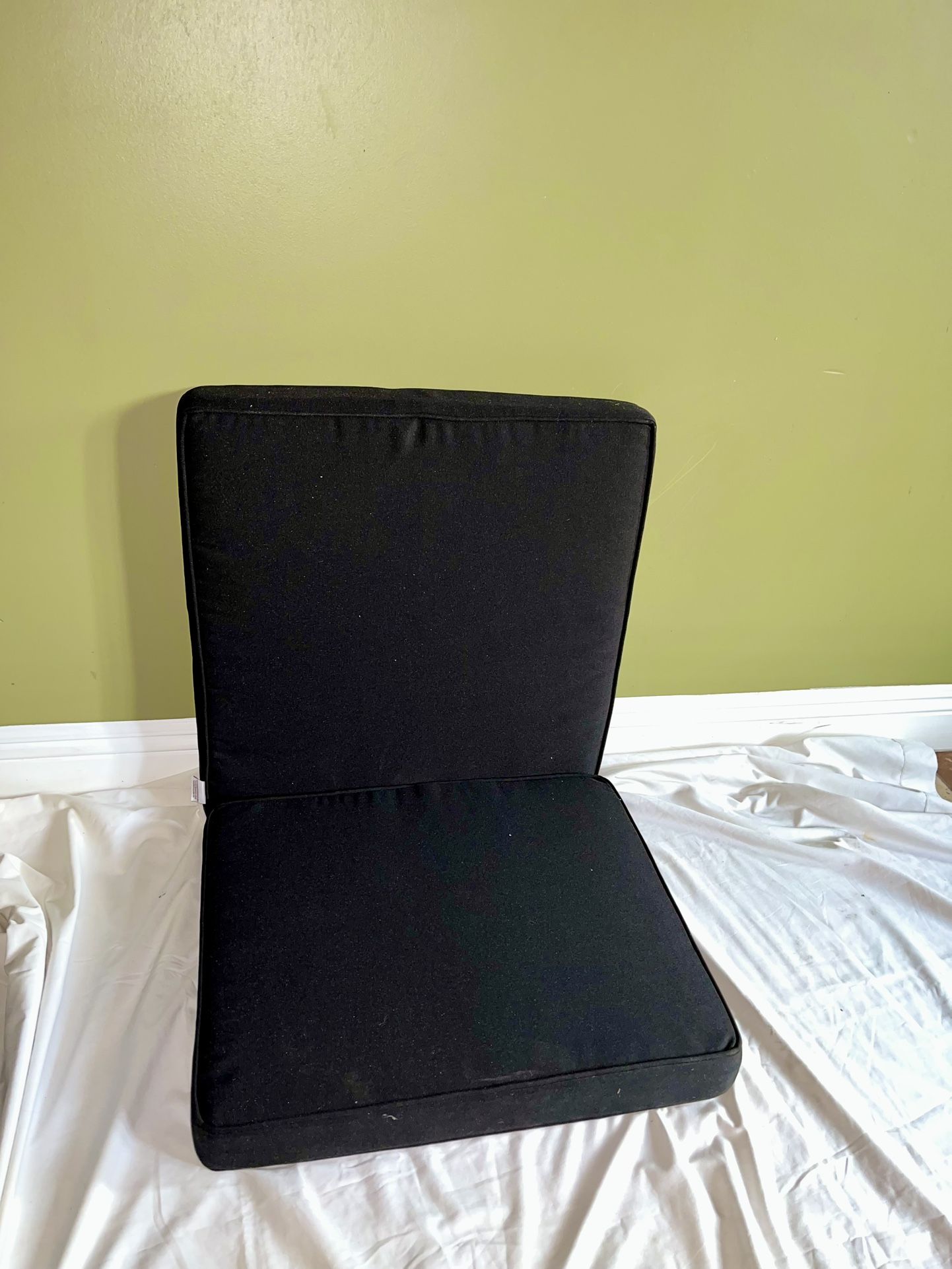 Black Patio Cushions Set Of 3
