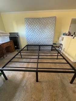 Cal King bed frame (does not include mattress)