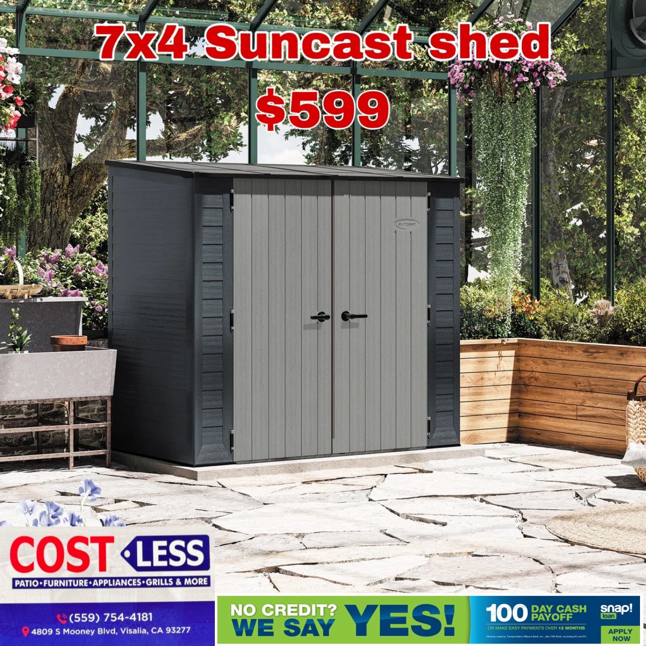 7x4 Shed