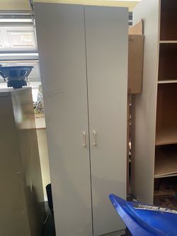 Tall Double-Door Storage Cabinet