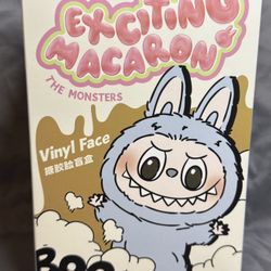 Authentic Pop Mart Sealed Blind Box - The Monsters (Labubu) Exciting Macaron Series - Sea Salt Coconut