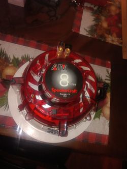  Bocinas Para Adentro Son Para El Techo  SEALING  SPEAKER  LIKE NEW AIM SERIES 8 THREE SPEAKER CRAFT 