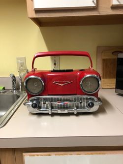 Random 1957 Chevy Radio/ Cassette player.