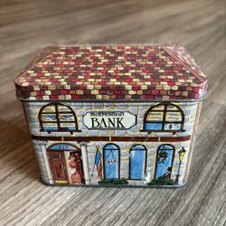 Small 4” Metal Container It’s A Bank
