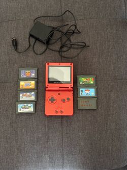 Gameboy Advance SP with games