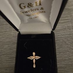 Rose Gold Pendant (No Chain)