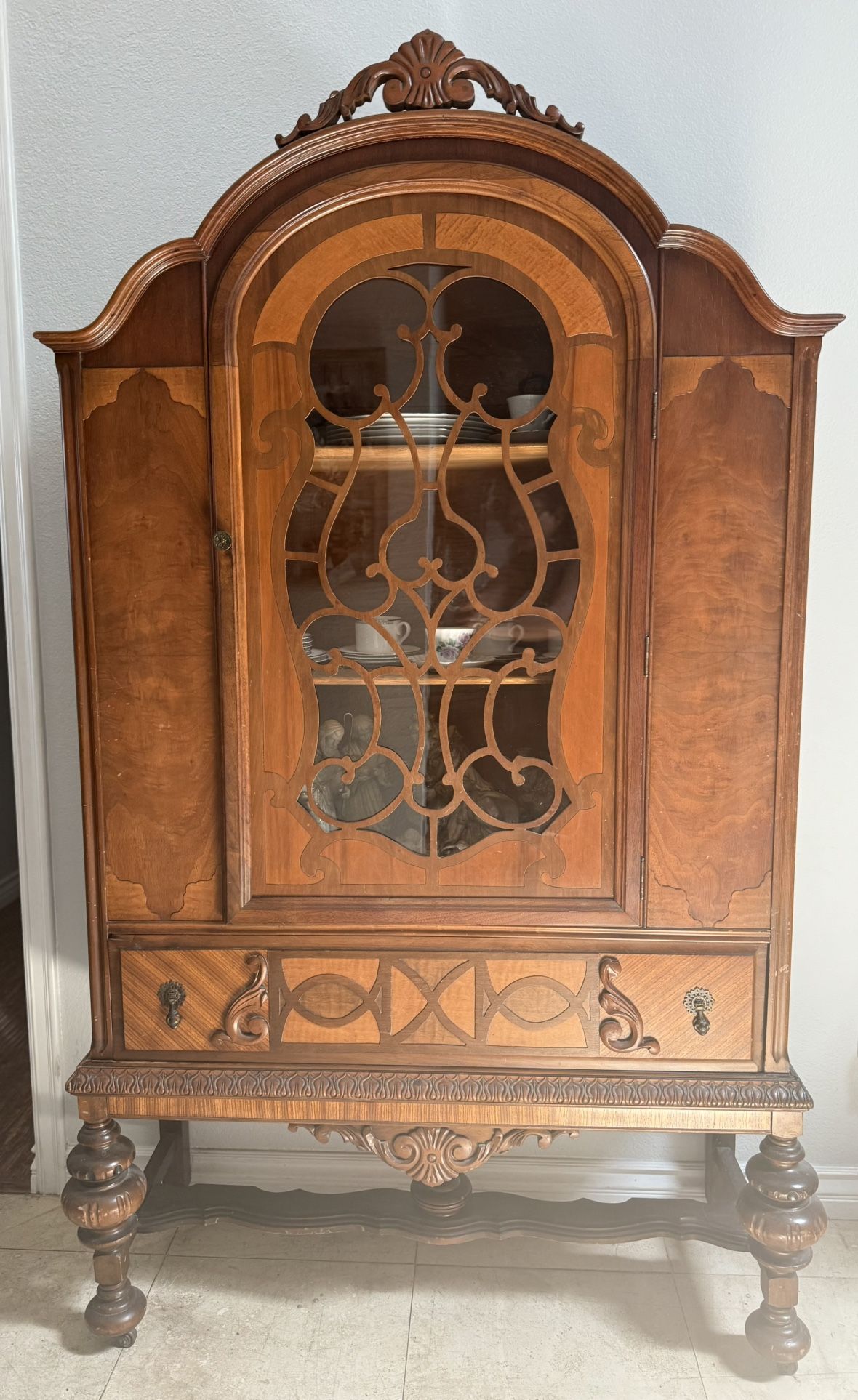 Complete Jacobean Antique Dining Set
