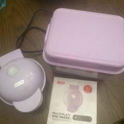 Multi plate mini maker waffle iron