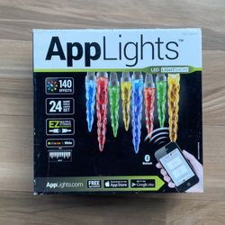  App Lights Christmas Holiday Decoration (1 section 23 ft. length)