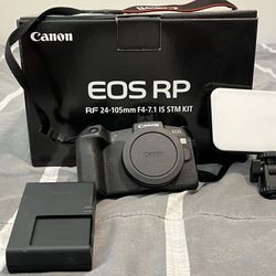 Canon Eos RP 4K Mirrorless Camera body!