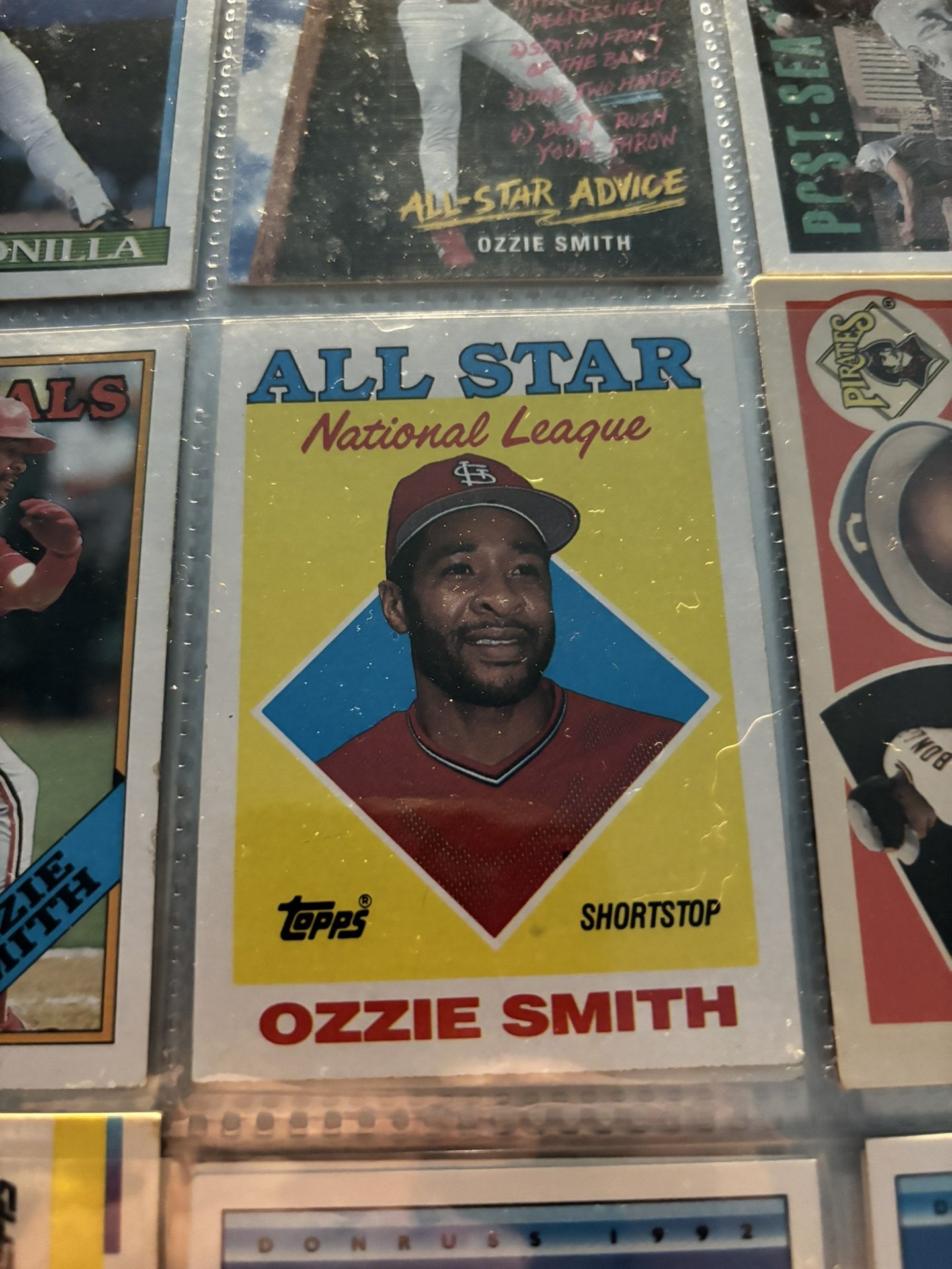 1987 Topps #400 Ozzie Smith All Star Baseball Card 