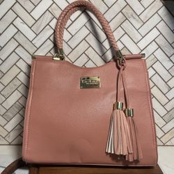 BEBE Blush Pink Bag Purse Tote