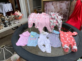Mixed group of baby clothing