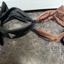 Prada headband black-and-white Burberry headband sold separately