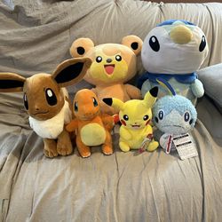 Offical Pokemon Plushies Lot