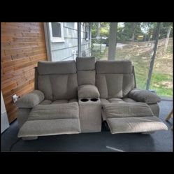 Manual loveseat & rocker