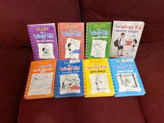 Diary of a Wimpy Kid Books 8 Books $35 for set Good Condition