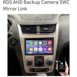 4+64G Android 14 Car Radio Stereo Upgrade for 2008-2012 Chevrolet Malibu 10 Inch Touch Screen GPS Navi Head Unit Radio Replacement Double Din w/Wirele