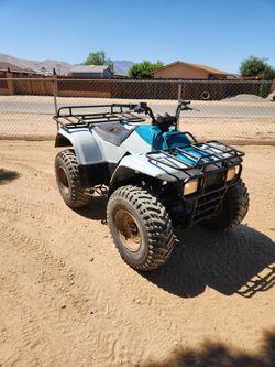 Quad With Weed Maintainer/ Yard Drag For Sale