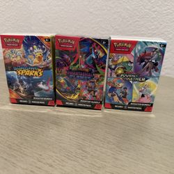 I have 3 Pokemon Booster bundles (Phantasmal Flames, Journey Together, Surging Sparks(6pack bundles))