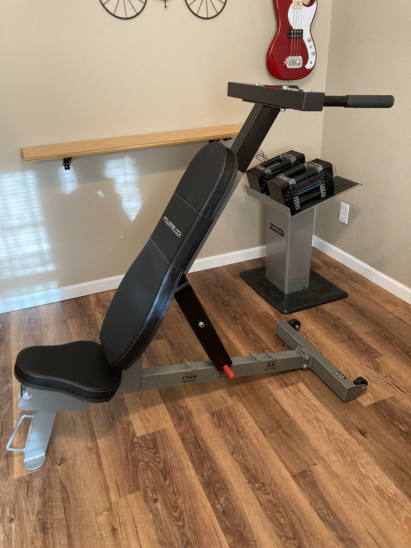 Power Block Sport Bench With Dip Attachment