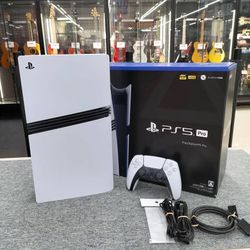 Ps5 pro with controller and cables