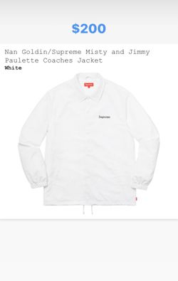 Supreme nan goldin coaches jacket XL