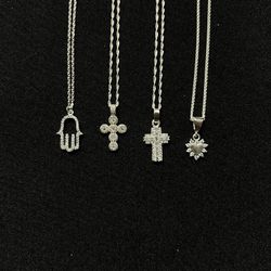 Real Silver Necklace Sets