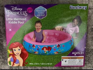 Little mermaid kiddie pool