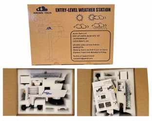 AIRAIN TECH Wireless WiFi Weather Station – NEW / Open Box