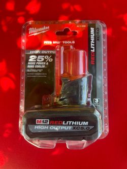 M12 12-Volt Lithium-Ion XC High Output 5.0 Ah Battery