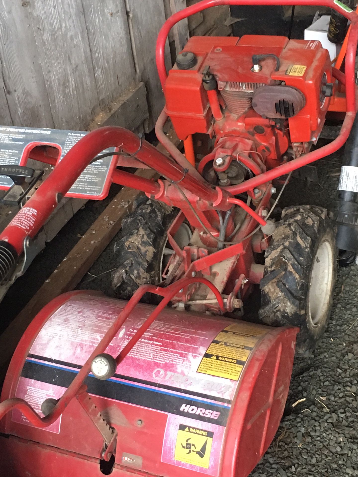 Troy Bilt Horse tiller