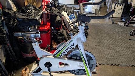 Marcy Stationary spin bike white Model NSP-122