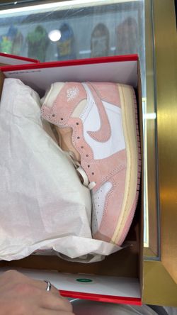 Jordan 1 washed pink suede