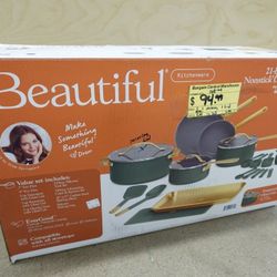21Pc – Beautiful Cookware & Tool Set by Drew Barrymore