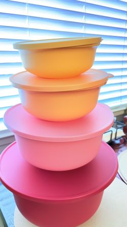 Set De Tazones Tupperware 