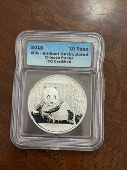 2015 Panda 10 Yuan UNC