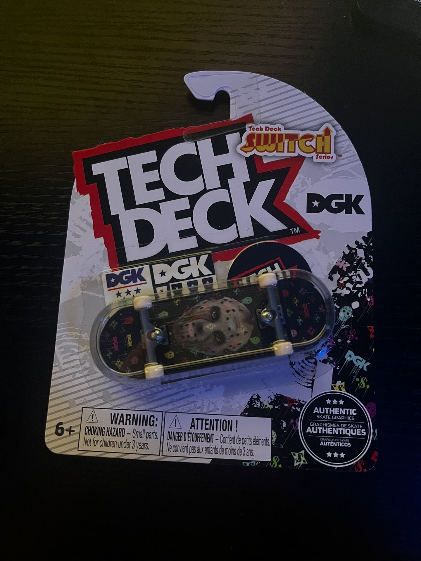 Tech Deck DGK Switch Series Ultra Rare Jason Hockey Mask Monogram Fingerboard