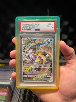 Pokemon Sword and Shield Crown Zenith Mewtwo VSTAR PSA 10