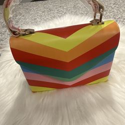 Colorful Chevron bag