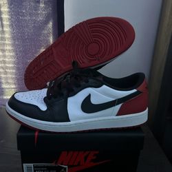 Jordan 1 Low Black Toe