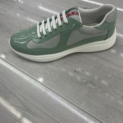 Prada Green Sneakers