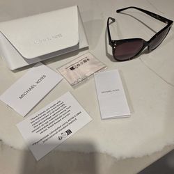 Michael Kors Jan Mk2045 Dark Tortoise Acetate Brown Gradient Sunglasses