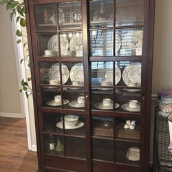 Pottery Barn Dining Cabinet/Book Shelf