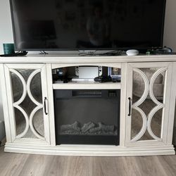 Electric Fireplace Tv Stand With Remote