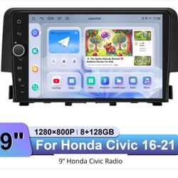 10th Gen Civic 16-21 Joying 9 Inch Stereo Wireless 