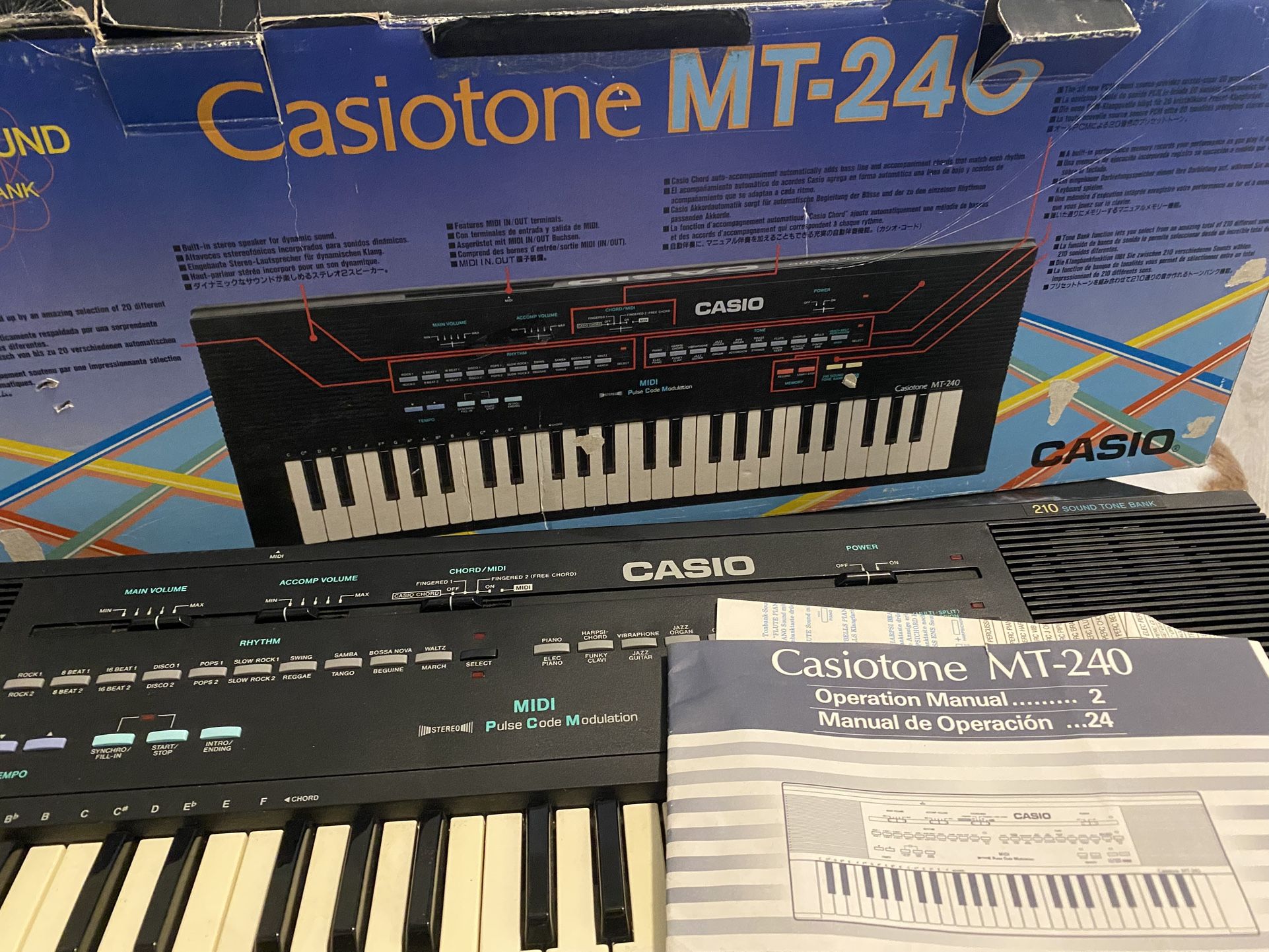 Vintage Casio keyboard 1980s *Mint*