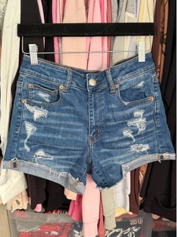 American eagle hi rise shorts