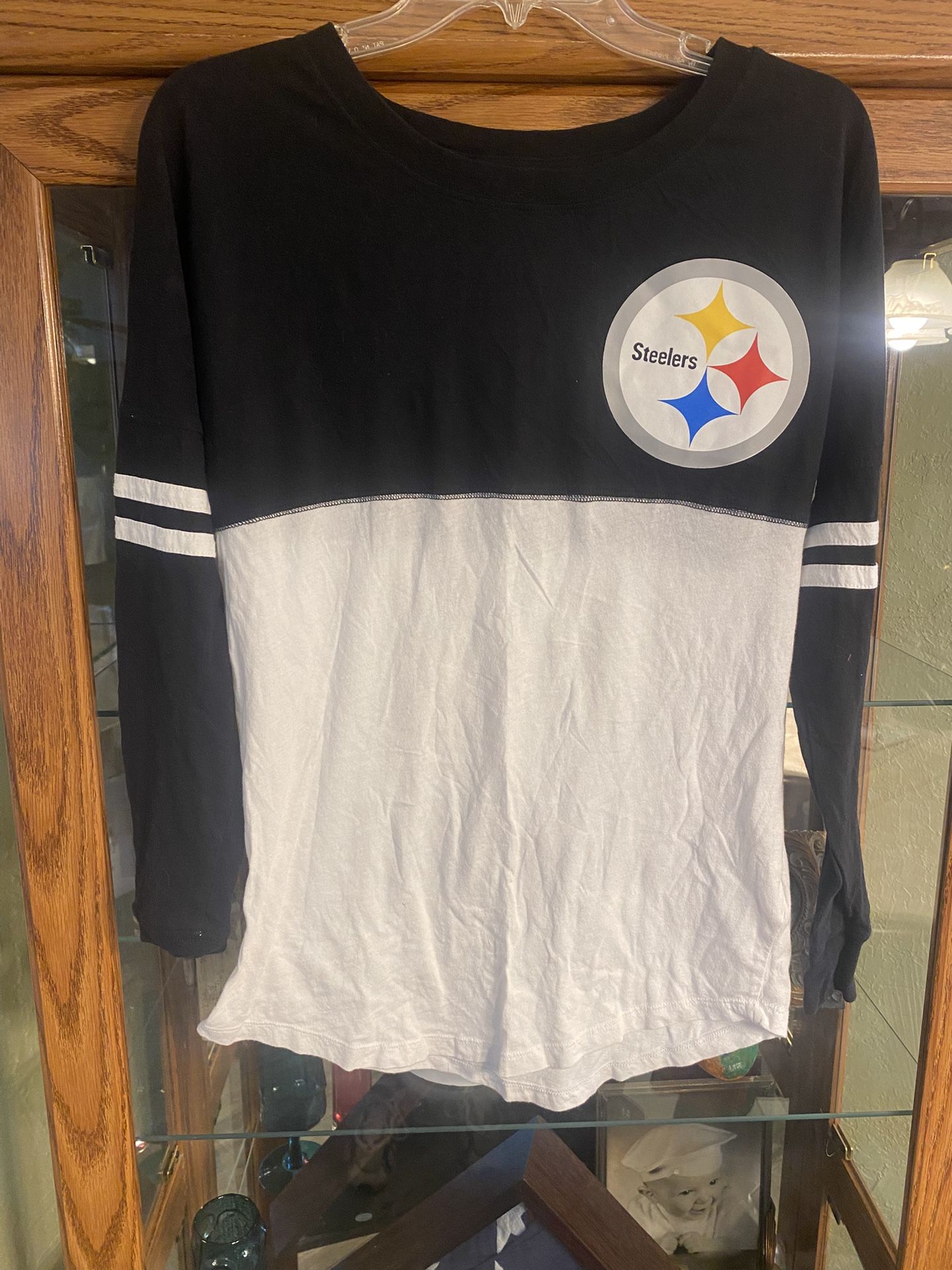 Ladies Team Apparel Pittsburgh Steelers Long Sleeve T-shirt